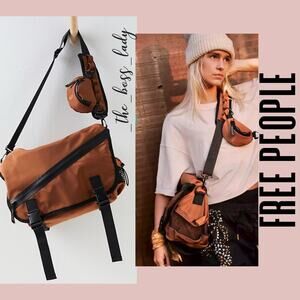 Free People Brown Crossbody Bag